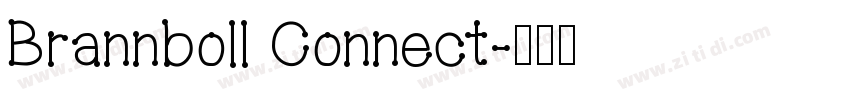 Brannboll Connect字体转换